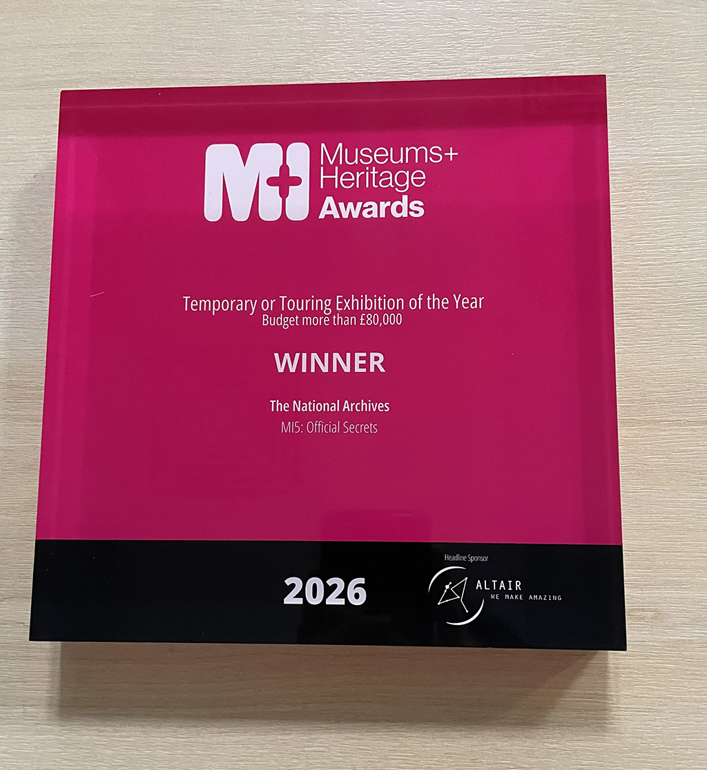 MI5: Official Secrets Exhibition Wins National Award