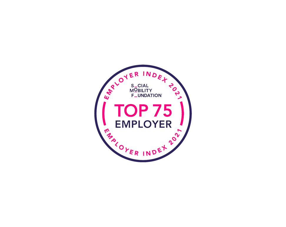 Employer Index 2021, Social Mobility Foundation Top 75 Employer