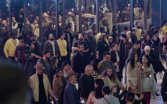 crowd of people existing venue