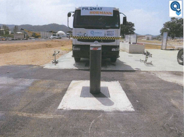 Antiterrorism automatic bollard mod. 275/M30 1200A