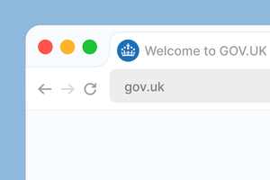 Mockup showing the favicon in a browser tab.